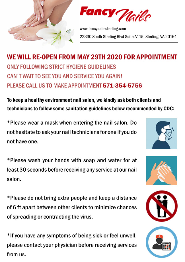 Nails Salon 20164 Fancy Nails of Sterling, VA Nail enhancement